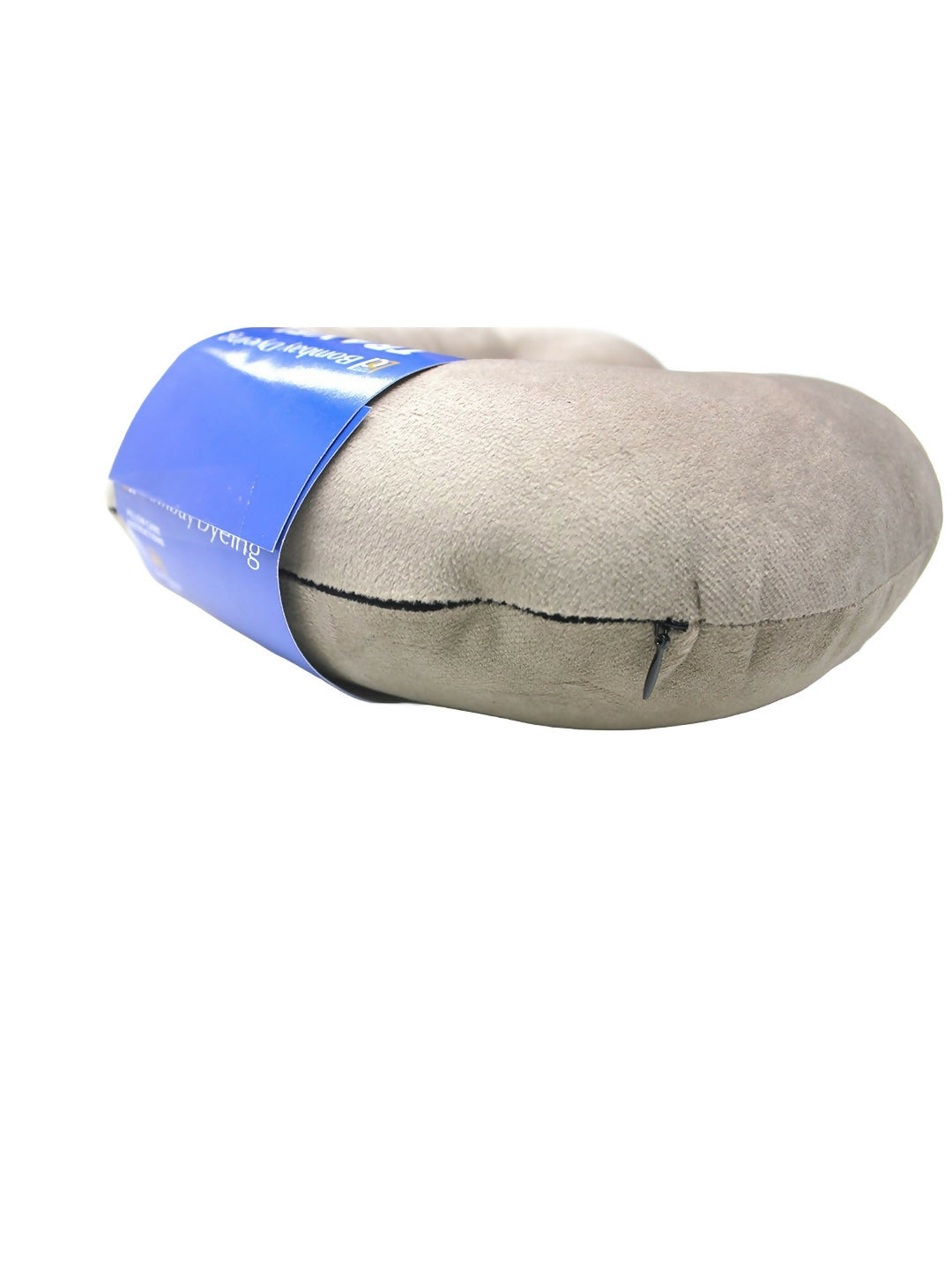 100% Polyester Grey Color Travel Neck Pillow